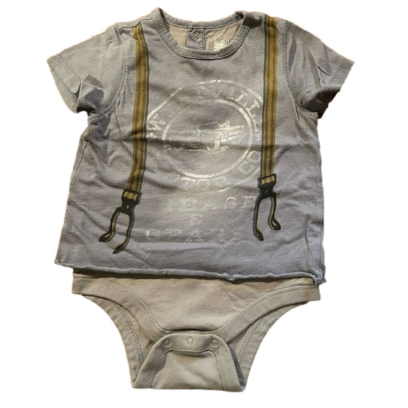 GAP Baby Cotton Boys Onesies with Unique Graphics 18-24 Month - Picture 1 of 3
